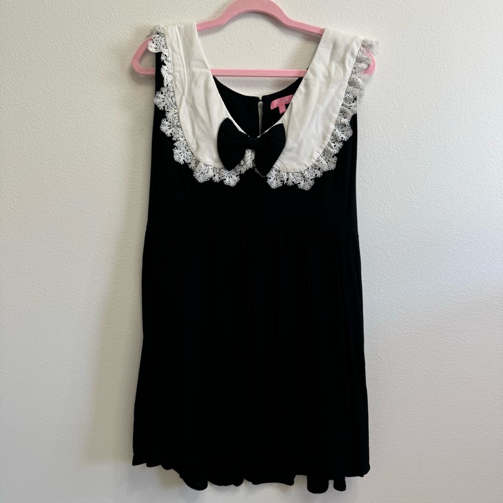 Cute Peter Pan collar plus size dress, Sugar Thrillz